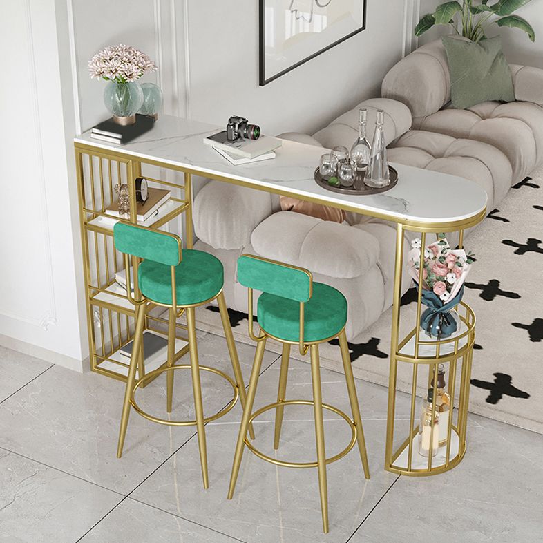 Juego de comedor de piedra estilo Glam, juego de Pub especial de 1/2/3 piezas para interior