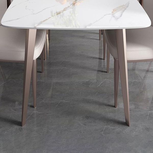 コンテンポラリースタイル1/2/5/7ピースダイニングチェアセットストーン長方形の家具