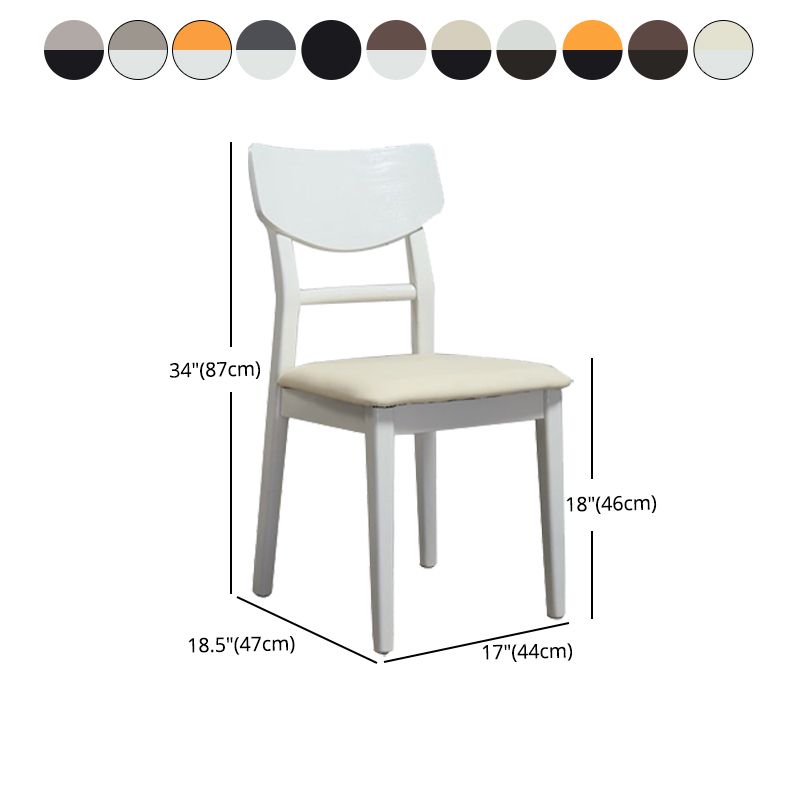 Industrial Ash Open Side Chair Matte Finish Wood Dining Chair Clearhalo 'Dining Chairs' 'Dining Tables & Seating' 'dining_chair' 'furn' 'furn_dining_chair' 'Furniture' 'furniture_dining_chair' 'Kitchen & Dining Furniture' 1200x1200_01544f80-b38c-47e7-9c59-6e846f1713e9