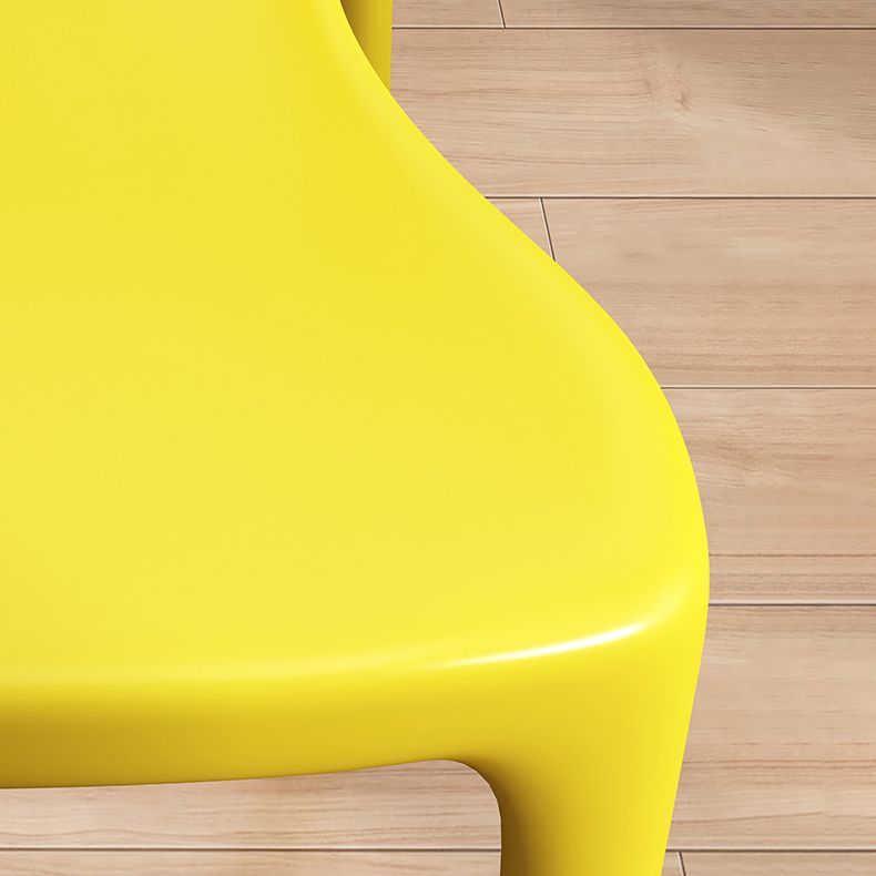 Modern Indoor-Outdoor Plastic Chair Patio Armless Wishbone Single Chair Clearhalo ' kitchen&dining_furn' 'Dining Chairs' 'Dining Tables & Seating' 'dining_chair' 'furn' 'furn_dining_chair' 'Furniture' 'furniture_dining_chair' 'Kitchen & Dining Furniture' 'kitchen' 1200x1200_01545b28-e719-4e55-96ed-9307c6e56ab8