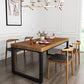 Rectangle Double Pedestal Dining Table Modern Wood Table for Home Clearhalo 'Dining Tables & Seating' 'Dining Tables' 'dining_table' 'furn' 'furn_dining_table' 'Furniture' 'Kitchen & Dining Furniture' 1200x1200_0154abaa-3383-4344-a441-b370e762613e