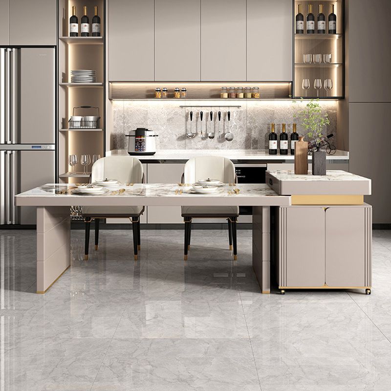 Modern Style 1/3/4/5/7/9 Pieces Dinette Set Sintered Stone Dining Table Clearhalo 'Dining Room Sets' 'Dining Tables & Seating' 'dining_room_set' 'furn' 'furn_dining_room_set' 'Furniture' 'furniture_dining_room_set' 'Kitchen & Dining Furniture' 1200x1200_01558689-8433-4bd1-8f83-9568cd9f8128