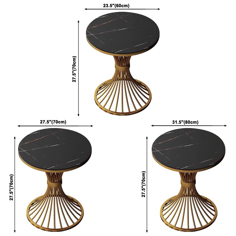 Pedestal Glam Style Dining Table Two-Color Fixed Table of Sintered Stone Clearhalo ' dining_table' 'Dining Tables & Seating' 'Dining Tables' 'furn' 'furn_dining_table' 'Furniture' 'furniture_dining_table' 'Kitchen & Dining Furniture' 'kitchen&dining_furn' 'kitchen' 'kitchen_dining_table' 1200x1200_015648c0-68fd-4689-a063-8c3ee9a0b5b2