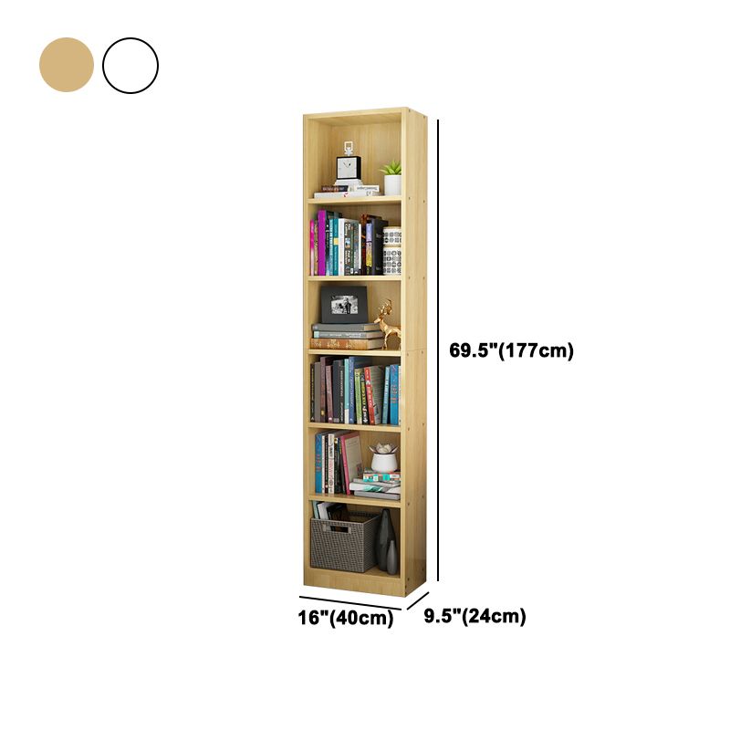 Artificial Wood Bookcase Contemporary Style Bookshelf for Home Office Study Room Clearhalo 'Bookcases' 'furn' 'furn_bookcases' 'Furniture' 'furniture_bookcases' 'Office Furniture' 1200x1200_01577627-c403-4aa4-9fc5-ced82fd1c67d