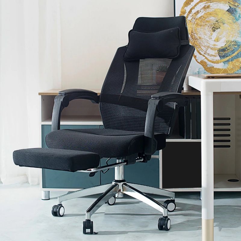 Modern Padded Arms Office Chair Tilt Mechanism Ergonomic Desk Chair with Wheels Clearhalo 'furn' 'furn_office_chair' 'Furniture' 'Office Chairs' 'Office Furniture' 'office_chair' 1200x1200_0158d839-5121-4db8-9989-d1d71a2e61e2
