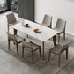 Modern Sintered Stone Top Dining Set Rectangle 1/4/5/7 Pieces Dinette Table Set in Grey Clearhalo 'Dining Room Sets' 'Dining Tables & Seating' 'dining_room_set' 'furn' 'furn_dining_room_set' 'Furniture' 'Kitchen & Dining Furniture' 1200x1200_015b4b40-f093-4f02-8ad6-0c44324539c0