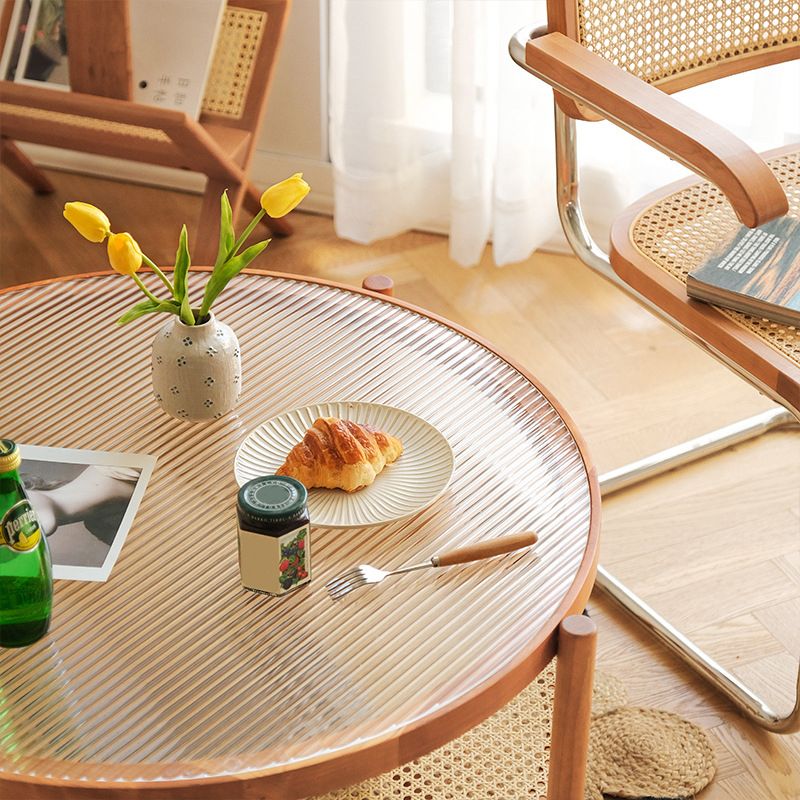 Contemporary 3/4 Legs Wooden with Storage Shelf Coffee Table Clearhalo 'Coffee & Accent Tables' 'Coffee Tables' 'coffee_tables' 'furn' 'furn_coffee_tables' 'Furniture' 'Living Room Furniture' 1200x1200_015b548b-413e-4807-a1c2-8a946c136d8f