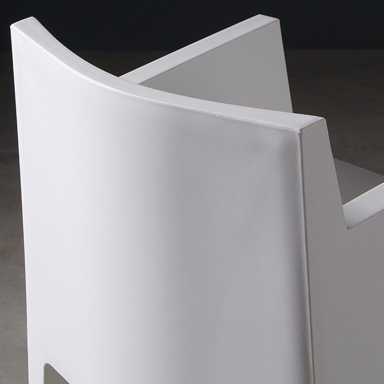 Scandinavian Style Arm Plastic Side Chairs Solid Back Dining Chair for Home Clearhalo ' kitchen&dining_furn' 'Dining Chairs' 'Dining Tables & Seating' 'dining_chair' 'furn' 'furn_dining_chair' 'Furniture' 'furniture_dining_chair' 'Kitchen & Dining Furniture' 'kitchen' 1200x1200_015c5e82-a8f6-46c1-89e0-25229096e5a0