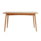 Rectangle Dining Table Contemporary Dinner Room Solid Wood Table with 4-foot Clearhalo ' dining_table' 'Dining Tables & Seating' 'Dining Tables' 'furn' 'furn_dining_table' 'Furniture' 'furniture_dining_table' 'Kitchen & Dining Furniture' 'kitchen&dining_furn' 'kitchen' 'kitchen_dining_table' 1200x1200_015dcfee-30c8-4847-ba0d-563ca66c5f3e