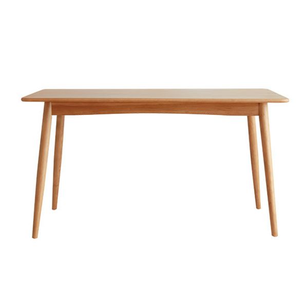 Rectangle Dining Table Contemporary Dinner Room Solid Wood Table with 4-foot Clearhalo ' dining_table' 'Dining Tables & Seating' 'Dining Tables' 'furn' 'furn_dining_table' 'Furniture' 'furniture_dining_table' 'Kitchen & Dining Furniture' 'kitchen&dining_furn' 'kitchen' 'kitchen_dining_table' 1200x1200_015dcfee-30c8-4847-ba0d-563ca66c5f3e