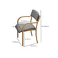 Fabric Arm Chair Solid Wood Open Back Dining Chair in Natural Clearhalo 'Dining Chairs' 'Dining Tables & Seating' 'dining_chair' 'furn' 'furn_dining_chair' 'Furniture' 'Kitchen & Dining Furniture' 1200x1200_015ed6b8-01b5-4be8-b7f0-e973d3ae90e7