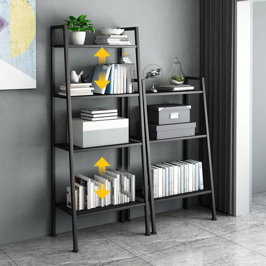 Libreria di libreria a scala contemporanea in metallo aperta libreria per home office