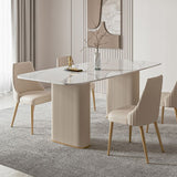 1/4/5/7 Pièces Ensemble de restauration meubles pour salle à manger en pierre pour salle à manger