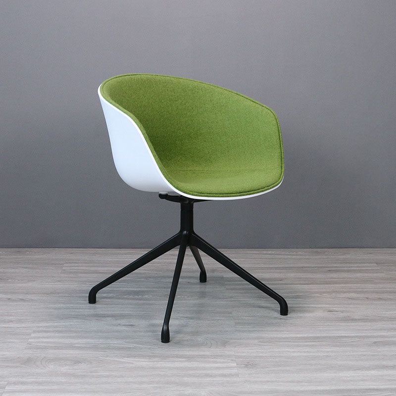 Swivel Plastic Dining Room Arm Chair Modern Solid Back Dining Chair Clearhalo ' kitchen&dining_furn' 'Dining Chairs' 'Dining Tables & Seating' 'dining_chair' 'furn' 'furn_dining_chair' 'Furniture' 'furniture_dining_chair' 'Kitchen & Dining Furniture' 'kitchen' 1200x1200_016393dd-2527-4e33-8511-826807f2bc6e