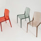 Contemporary Kitchen Dining Side Chair Plastic Stackable Chair
