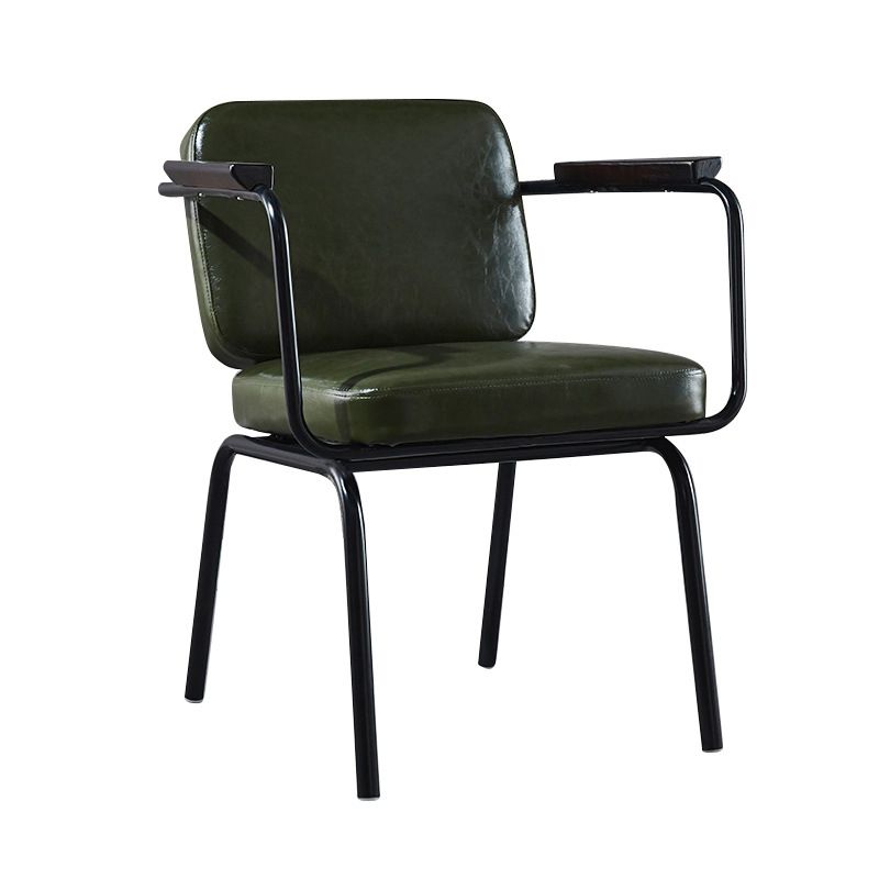 Industrial Metal Kitchen Dining Room Armchair Solid Back Chair Clearhalo ' kitchen&dining_furn' 'Dining Chairs' 'Dining Tables & Seating' 'dining_chair' 'Furniture' 'furniture_dining_chair' 'Kitchen & Dining Furniture' 'kitchen' 1200x1200_01650aa3-c94e-436f-a8ec-621a2536b811