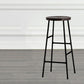 Modern Footrest Backless Barstool Matte Finish Oak Wood Coffee Shop Stool Clearhalo 'Bar Furniture' 'Bar Stools' 'bar_stools' 'furn' 'furn_bar_stools' 'Furniture' 'furniture_bar_stools' 'Kitchen & Dining Furniture' 1200x1200_01652c36-91d7-4263-9f24-a2c28de61b99
