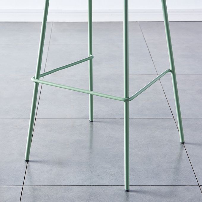 Industrial Backrest Armless Counter Stool Metal Cafe Bar Stool with 4 Legs Clearhalo 'Bar Furniture' 'Bar Stools' 'bar_stools' 'furn' 'furn_bar_stools' 'Furniture' 'Kitchen & Dining Furniture' 1200x1200_016579a1-74fd-4afb-82c3-02e337a77096