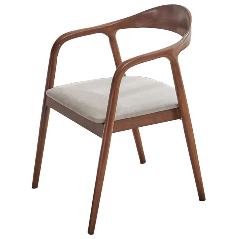 Round Dining Table Set 1/3 Pcs Solid Wood Top Dining Table and Arm Chairs