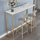 Glam Rechthoek Stenen Teller Tafel 1/4 Pieces Bars Tafel ingesteld voor Cafe