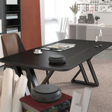 Industrial Style Task Desk Rectangular Shaped Office Desk in Grey/White/Black Clearhalo 'furn' 'furn_office_desk' 'Furniture' 'Office Desks' 'Office Furniture' 'office_desk' 1200x1200_01668139-70be-4494-9e0b-b37cb93c5476