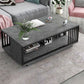 Modern Style Wooden Table with Rectangular Storage Rack Coffee Table Clearhalo 'Coffee & Accent Tables' 'Coffee Tables' 'coffee_tables' 'furn' 'furn_coffee_tables' 'Furniture' 'Living Room Furniture' 1200x1200_016768e9-820d-4e4d-baba-8d280222f820