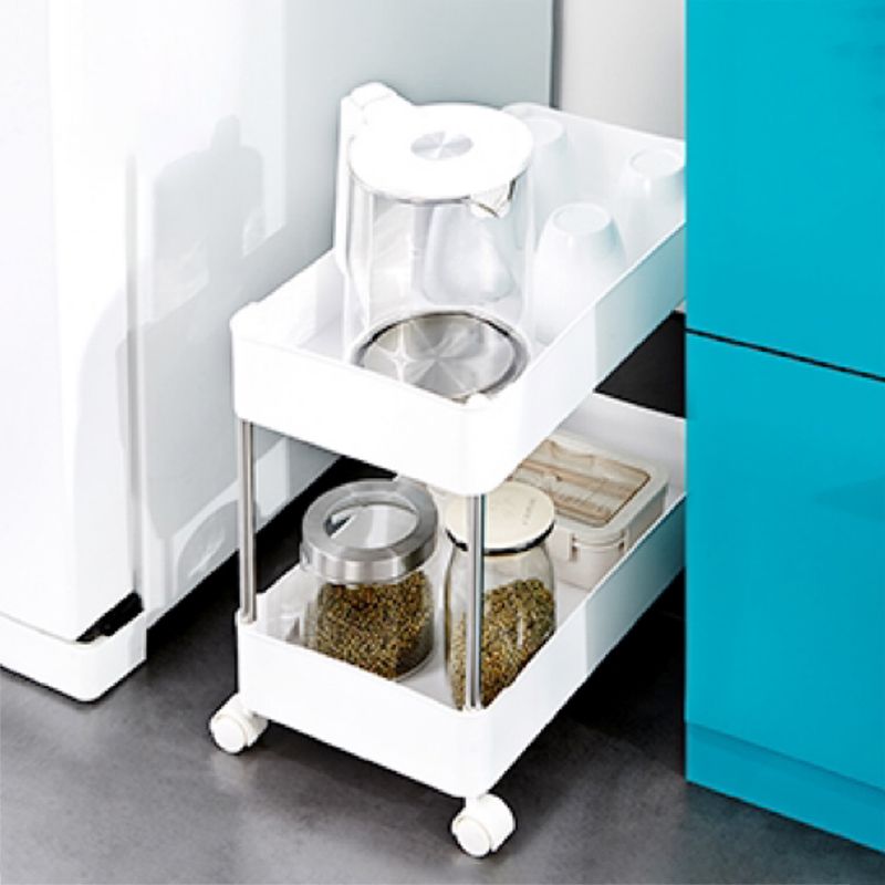 Contemporary Open Etagere Bookshelf with Steel Frame Plastic Bookshelf Clearhalo 'Bookcases' 'furn' 'furn_bookcases' 'Furniture' 'furniture_bookcases' 'kitchen' 'kitchen_bookcases' 'Living Room Furniture' 'Office Furniture' 1200x1200_01691740-1947-45eb-a178-e6099649f6b5