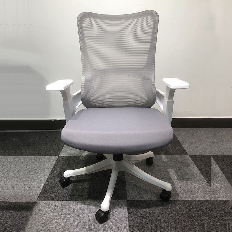 Modern Desk Chair Mesh Computer Chair High-Back Chair in Gray Clearhalo 'furn' 'furn_office_chair' 'Furniture' 'Office Chairs' 'Office Furniture' 'office_chair' 1200x1200_01691848-bc0c-4d18-90d1-f9c6fff8318d