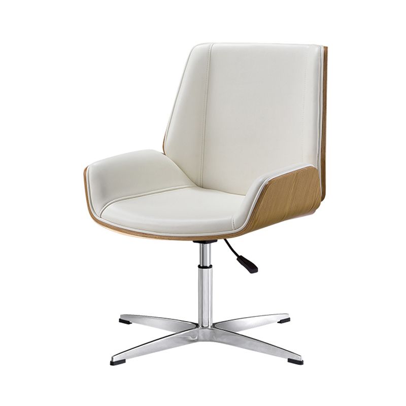 Mid Back Conference Chair Faux Leather Armless Chair for Home Office Clearhalo 'furn' 'furn_office_chair' 'Furniture' 'furniture_office_chair' 'Office Chairs' 'Office Furniture' 'office_chair' 1200x1200_016c077b-dee4-41fc-85c8-ecd1a5e497d1