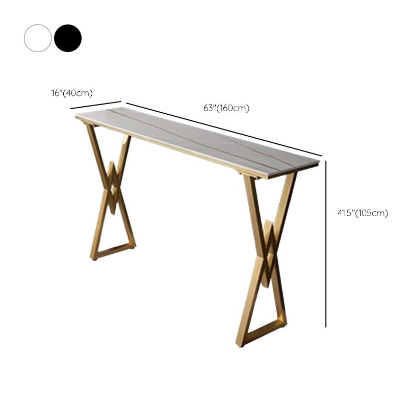 Set da tavolo da pub rettangolare moderno da 1/2/3 pezzi Set da tavolo da bistrot con piano in pietra sinterizzata