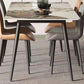 Stone Top Dining Table Rectangle Contemporary Dining Table with 4 Black Legs Clearhalo 'Dining Tables & Seating' 'Dining Tables' 'dining_table' 'furn' 'furn_dining_table' 'Furniture' 'furniture_dining_table' 'Kitchen & Dining Furniture' 'kitchen' 'kitchen_dining_table' 1200x1200_0171656f-a4b9-4710-9557-592fd1cf315c