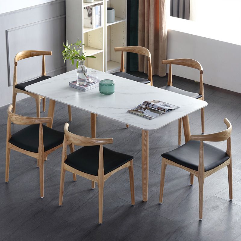 Modern Wood Dining Room Set 1/2/5/6/7 Pieces Dining Furniture Set /Separate Items Clearhalo 'Dining Room Sets' 'Dining Tables & Seating' 'dining_room_set' 'furn' 'furn_dining_room_set' 'Furniture' 'furniture_dining_room_set' 'Kitchen & Dining Furniture' 'kitchen&dining_furn' 'kitchen' 1200x1200_01720a80-ef0d-4749-ad99-d5ecf3dcaecc