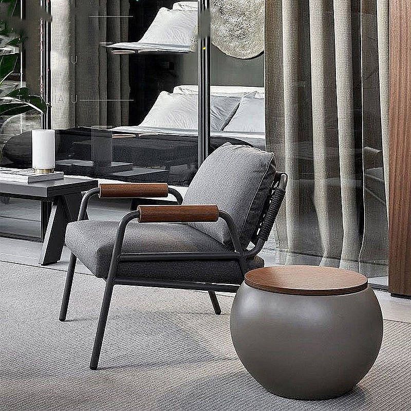 27.56" Wide Scandinavian Style Single Sofa Chair Fixed Back Arm Chair Clearhalo 'Accent Chairs' 'accent_chairs' 'Chairs & Seating' 'furn' 'furn_accent_chairs' 'Furniture' 'Living Room Furniture' 1200x1200_0174affd-b275-451d-9102-ef984515de32