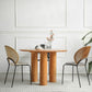Round Pedestal Contemporary Dining Table Brown Tone Fixed Table of Solid Wood Clearhalo ' dining_table' 'Dining Tables & Seating' 'Dining Tables' 'furn' 'furn_dining_table' 'Furniture' 'furniture_dining_table' 'Kitchen & Dining Furniture' 'kitchen&dining_furn' 'kitchen' 'kitchen_dining_table' 1200x1200_01769cb0-3c84-4f77-992d-f65ef2269554