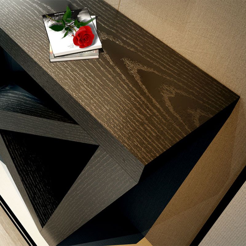 Tavolo da console in legno da 12 "W tavolo da accento moderno di metà secolo per Hall