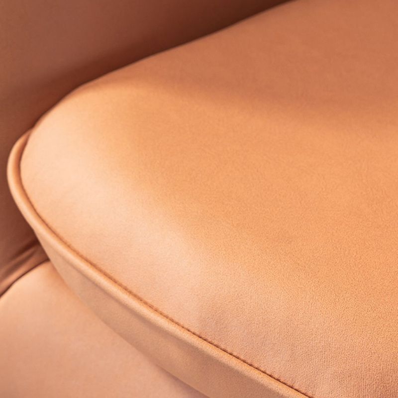 Faux leer 31,5 "W*27,5" D*35.4 "H fauteuil met basis vier poten voor slaapkamer