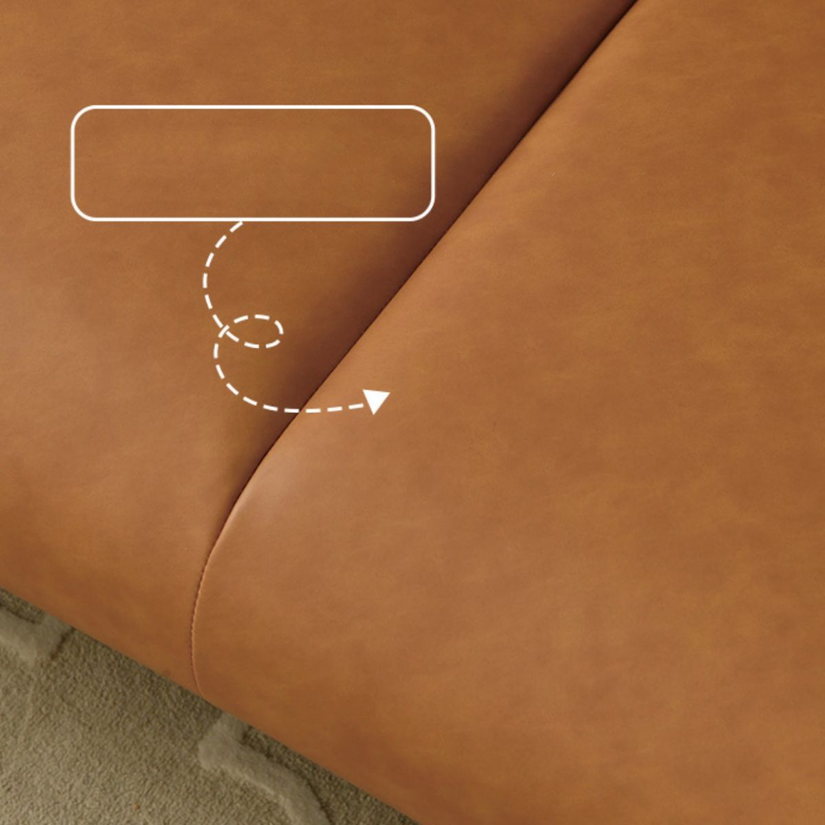 Faux Leather Standard Sofa Square Arm Sofa withTufted Back in Solid Wood Clearhalo 'furn' 'furn_sofas' 'Furniture' 'Living Room Furniture' 'Sofa' 'sofas' 1200x1200_017bff2f-3625-4516-8ae5-30c29cefa578