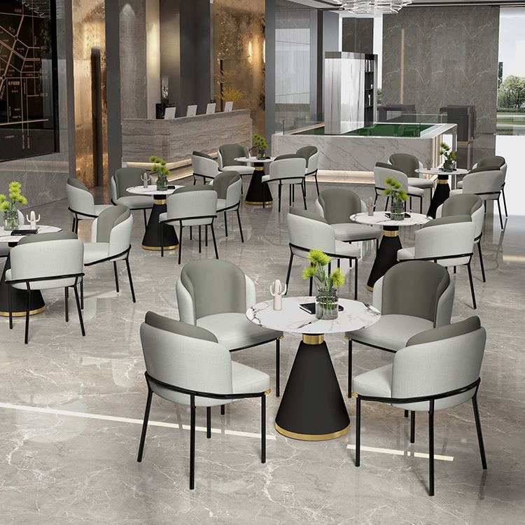 Metal Leg Dining Chair Modern Coffee Shop Parsons Dining Side Chair Clearhalo 'Dining Chairs' 'Dining Tables & Seating' 'dining_chair' 'furn' 'furn_dining_chair' 'Furniture' 'Kitchen & Dining Furniture' 1200x1200_017d70ae-8a71-4cd5-957e-4bc00096bf97