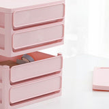 Gabinete de plástico de archivador moderno con cajones para el hogar u oficina