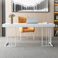 Glam Style Writing Desk Study Room and Office Desk with 1-drawer Clearhalo 'furn' 'furn_office_desk' 'Furniture' 'furniture_office_desk' 'Office Desks' 'Office Furniture' 'office_desk' 1200x1200_017de212-24b3-4f2d-89e8-7b94ce73a9d5