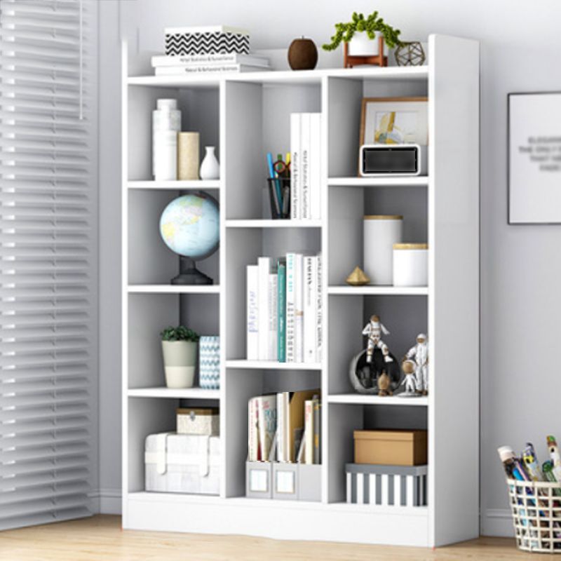 Engineered Wood Standard Bookcase Contemporary Open Back Bookcase Clearhalo 'Bookcases' 'furn' 'furn_bookcases' 'Furniture' 'furniture_bookcases' 'Office Furniture' 1200x1200_017f29ef-9cc0-4950-97c6-6f1d9572da3a