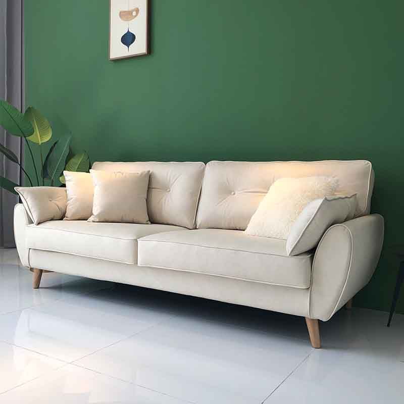 Tufted Back Flared Arm Contemporary Sofa for Living Room and Apartment Clearhalo 'furn' 'furn_sofas' 'Furniture' 'furniture_sofas' 'kitchen' 'kitchen_sofas' 'Living Room Furniture' 'Sofa' 'sofas' 1200x1200_018673f1-947a-416c-bad5-c4d44865b267