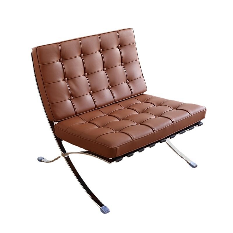 Armless Tufted Cushions Chair 29.5"L x 31.5"W x 31.5" H Chair for Living Room Clearhalo 'Accent Chairs' 'accent_chairs' 'Chairs & Seating' 'furn' 'furn_accent_chairs' 'Furniture' 'furniture_accent_chairs' 'Living Room Furniture' 1200x1200_01875d33-822f-47fc-b978-9a1953fe0223