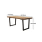 Industrial Solid Wood Dining Table Set 1/2/5 Pieces Rectangle Dining Set