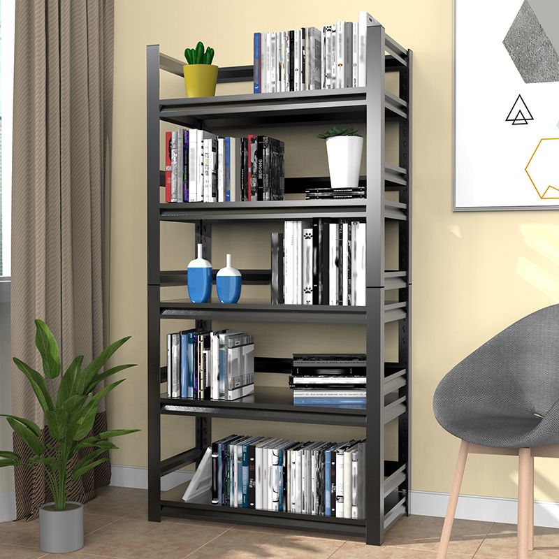 Steel Industrial Etagere Bookshelf White and Black Vertical Bookshelf for Home Clearhalo 'Bookcases' 'furn' 'furn_bookcases' 'Furniture' 'furniture_bookcases' 'kitchen' 'kitchen_bookcases' 'Living Room Furniture' 'Office Furniture' 1200x1200_018b0e36-ec06-493c-8d4e-8dd0036f3f2c