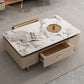 27" Wide Glam Cocktail Table Rectangle Coffee Table with Drawer Clearhalo 'Coffee & Accent Tables' 'Coffee Tables' 'coffee_tables' 'furn' 'furn_coffee_tables' 'Furniture' 'Living Room Furniture' 1200x1200_018ce372-4176-45c0-87fd-080eb86fb23c