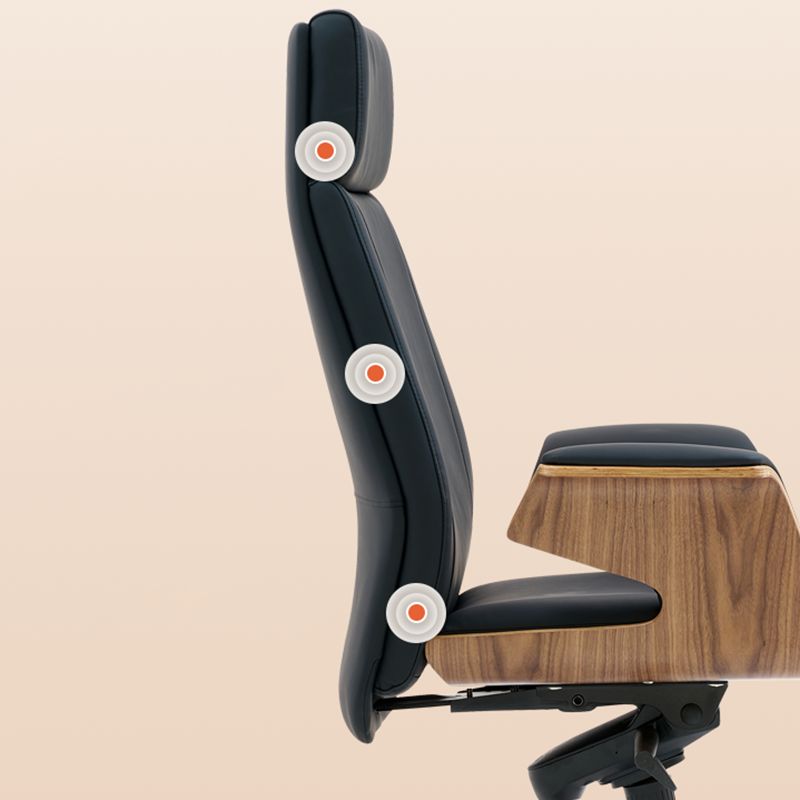 Modern Armless Office Chair Leather Adjustable Seat Height Desk Chair with Wheels Clearhalo 'furn' 'furn_office_chair' 'Furniture' 'Office Chairs' 'Office Furniture' 'office_chair' 1200x1200_018e54c4-f5f1-4aa6-8289-1731603bfc02