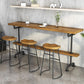 Modern Wood Bar Table Set 1/2/4/7 Pieces Rectangle Table and Stool Set Clearhalo 'Bar Furniture' 'furn' 'furn_home_bar_bar_sets' 'Furniture' 'Home Bars & Bar Sets' 'home_bar_bar_sets' 'Kitchen & Dining Furniture' 1200x1200_018e9ec3-55c9-4c79-909d-11e9d573277f