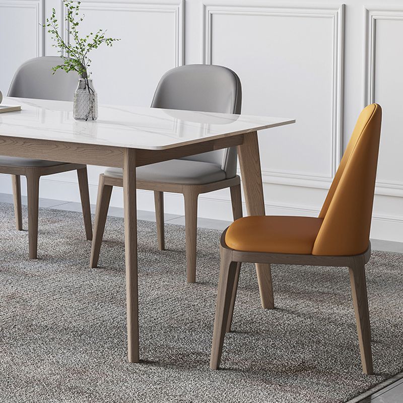 Modern Style Solid Wood Dining Set 1/4/5/7 Pieces Dining Set for Dining Areas Clearhalo 'Dining Room Sets' 'Dining Tables & Seating' 'dining_room_set' 'furn' 'furn_dining_room_set' 'Furniture' 'Kitchen & Dining Furniture' 1200x1200_01902d69-ae16-47ee-9ae5-d56e6684775e