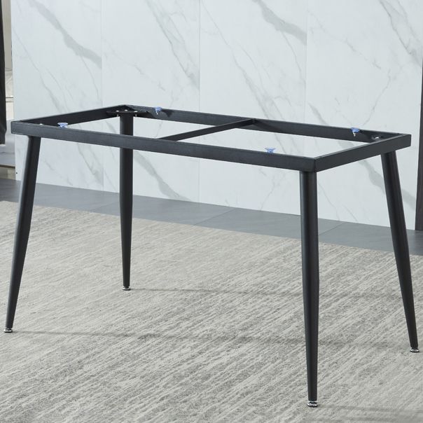 Rectangle Sintered Stone Dining Table Industrial Style 4 Legs Table for Home Clearhalo ' dining_table' 'Dining Tables & Seating' 'Dining Tables' 'furn' 'furn_dining_table' 'Furniture' 'furniture_dining_table' 'Kitchen & Dining Furniture' 'kitchen&dining_furn' 'kitchen' 'kitchen_dining_table' 1200x1200_019197d9-654a-4ec7-a7b4-4d0b81b77530